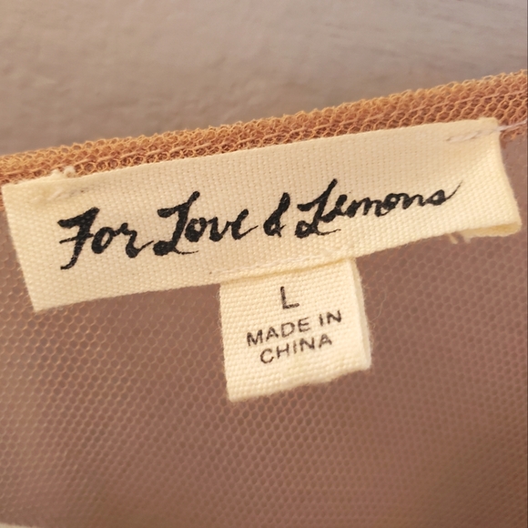 For Love and Lemons Matador tulle lace floral mini dress sexy cocktail event L - Picture 11 of 12